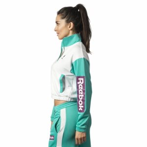 Kurtka Damskie Reebok Classic R Track Białe PL 06HWLVA